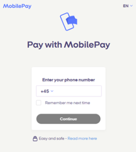 MobilePay checkout flow_2