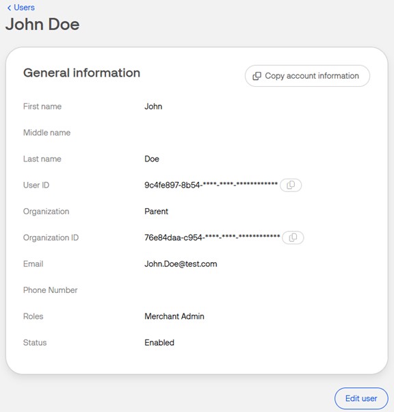 Myaccount VC