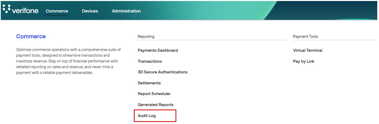 audit log report