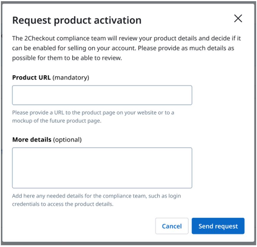 Request activation