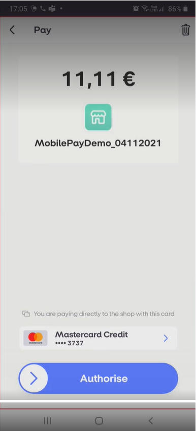 mobilepay demo 1