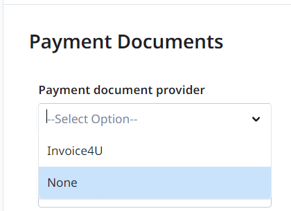 Payment Documents Invoice4u/none